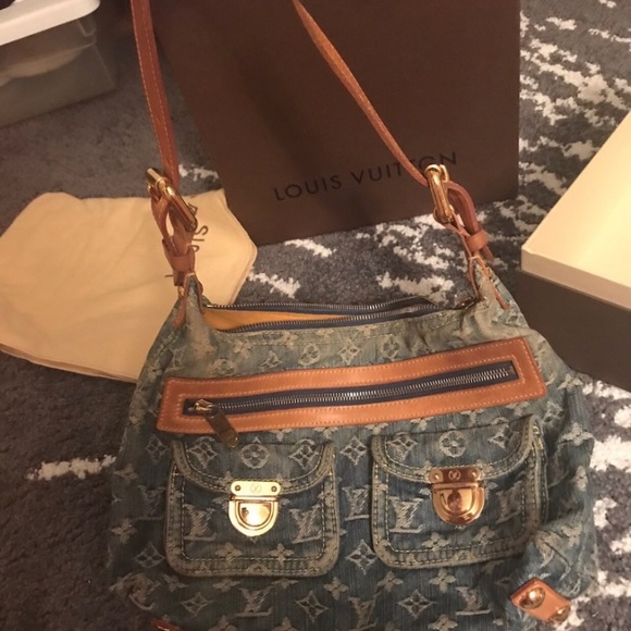 Louis Vuitton Bags Louis Vuitton Vintage Denim Bag Poshmark